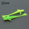 V-staart V tail fluo chartreuse yellow UV geel verticaalshad 14 cm verticalen vertikalen dropshot vorkstaart vork staart shad shadje drop shot lightlures light Lures ultra light Lures ultralight Lure ultralight bait ultralight lures baits softbait softlure vissen baars snoekbaars snoek roofvis perch zander